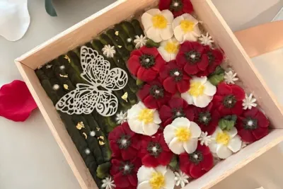 Flower Wagashi, Bamboo Grove And Flower Making Experience