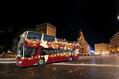 Big Bus Rome Christmas Lights Open-Top Bus Tour with Live Guide