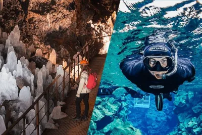 Silfra Snorkeling & Lava Tunnel Combo Tour