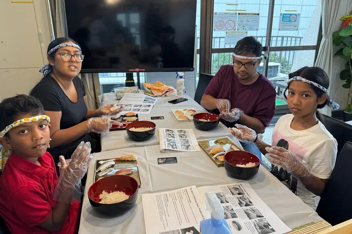 Asakusa Sushi Workshop with a professional Sushi Chef