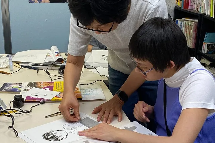 Manga Lesson with a Professional Japanese Manga Artist in Nakano