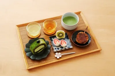 Japanese Sweets and Tea Experience with Local Supermarket Visit