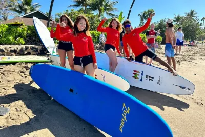 Private Surf Lesson Lahaina Beach Breakwall with Board included