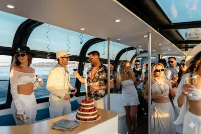 Lisbon Private Tour for Birthday Parties on a Premium Boat