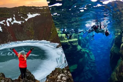 Golden Circle & Silfra Fissure Snorkeling Day Tour from Reykjavik