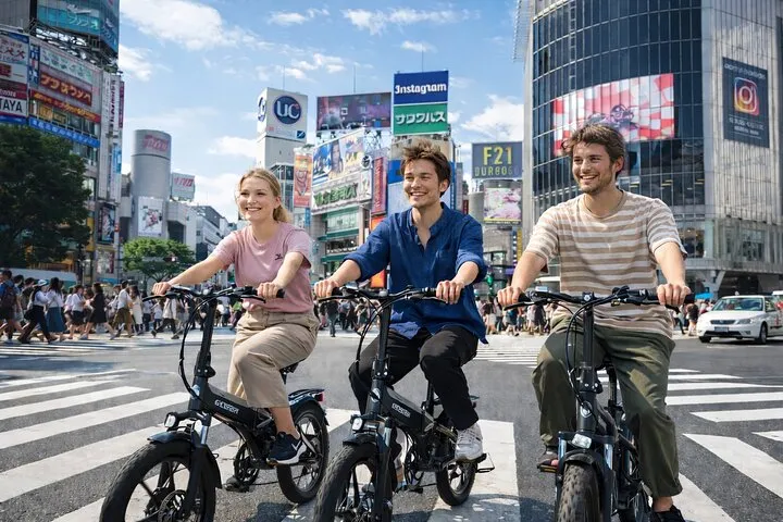 3-hour electric bicycle Private tour of Tokyo's famous sights