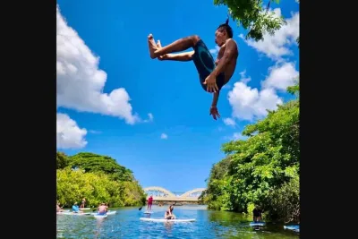 Kevo's Beach Bus Paddleboard Snorkel Adventure North Shore Oahu