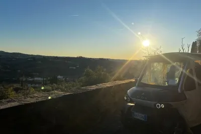 Golf Cart Tour of Florence Michelangelo & Hills with Food Tasting