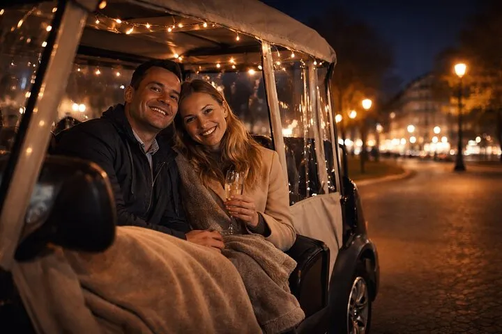 Le Tour d’Amour The Valentine’s Day Private Golf Cart in Paris