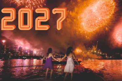 Private Fireworks NYE VIP Catamaran Experience in Lisbon