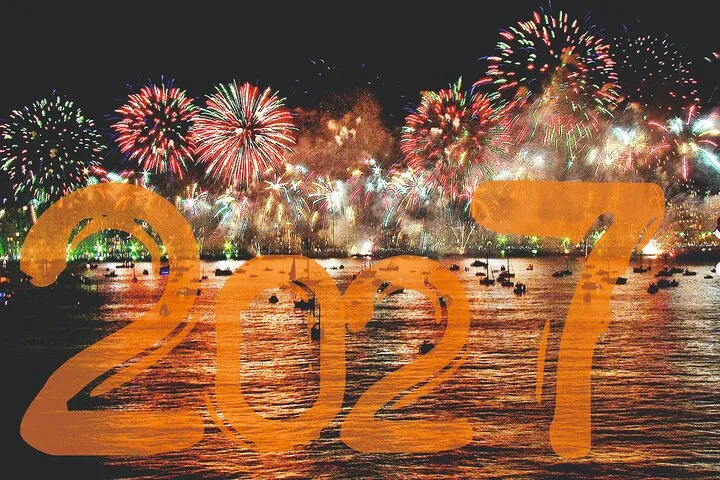 New Year's Eve on a Sailboat with Fireworks display in Lisbon