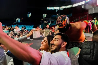 Live Wrestling like a local And ringside seats