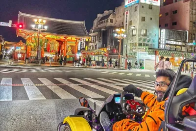 Guided Go Kart Tour of Asakusa Tokyo Landmarks and Streets