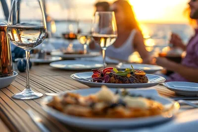 Sail and Dine With Sunset VIP Catamaran
