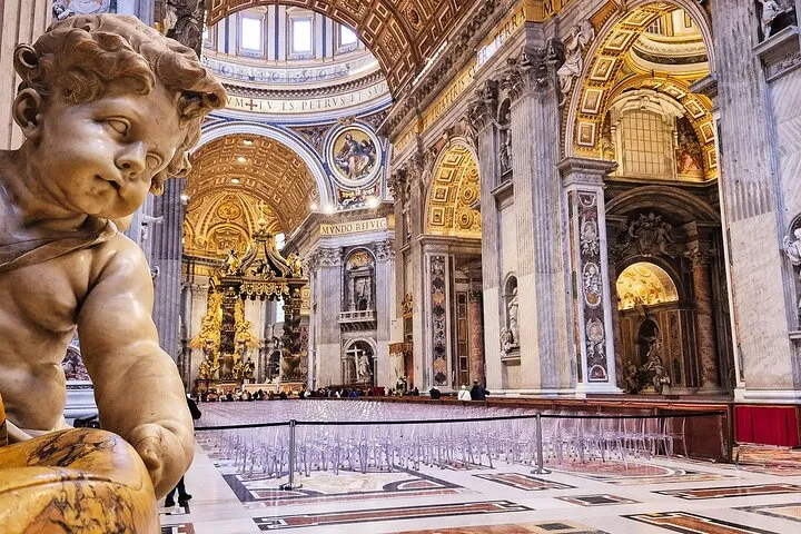 St Peter's Basilica Tour with Dome and Crypt (Papal Tomb)
