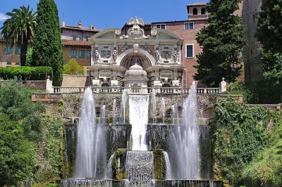 Tivoli Day Trip Villas Fortress Palace and Waterfall