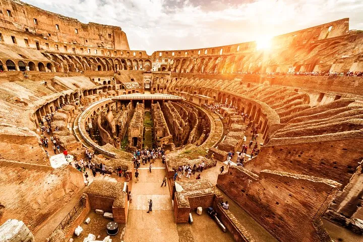 Colosseum Arena Roman Forum Palatine Hill with Multimedia Video