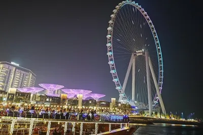 Dubai Marina Dhow Dinner Cruise with Buffet Live Entertainment