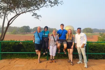 Mahabalipuram to Pondicherry Day Tour with Auroville Visit