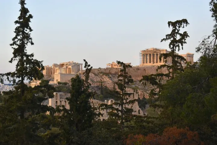 Sunset Hike exploring Ancient Athens at Philopappou Hill