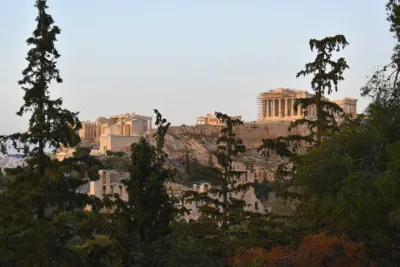 Sunset Hike exploring Ancient Athens at Philopappou Hill