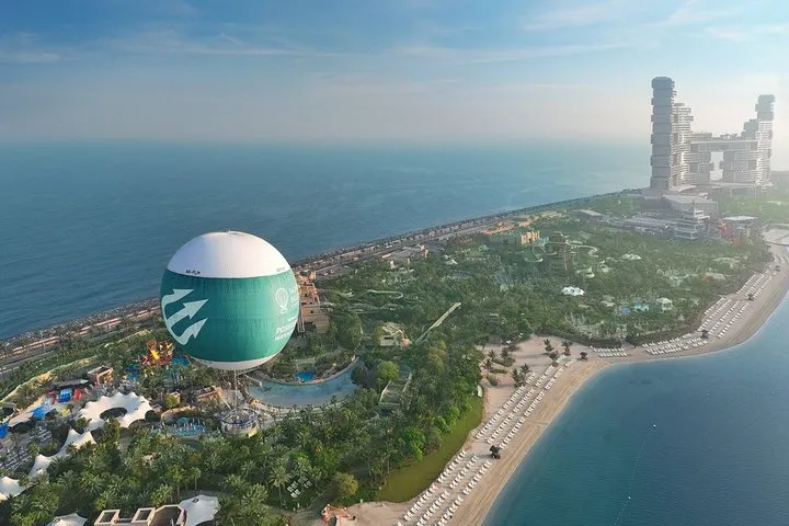 Dubai city tour with The Dubai Atlantis Balloon Ride Experience