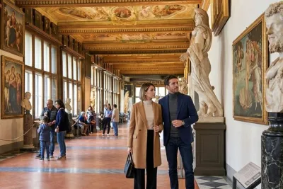 Guided tour of the Uffizi Gallery in Italian