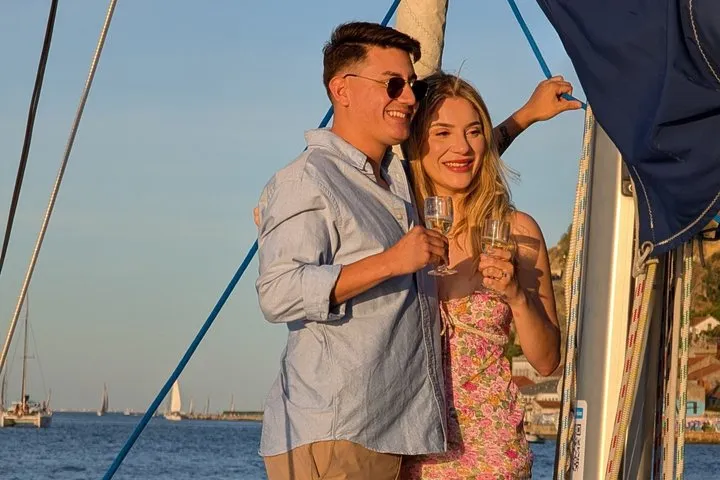 Private Boutique Lisbon Boat Tour Sunset Sailing and Drinks