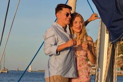 Private Boutique Lisbon Boat Tour Sunset Sailing and Drinks
