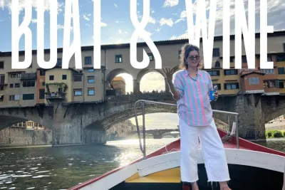 Panoramic Florence by Boat with Wine