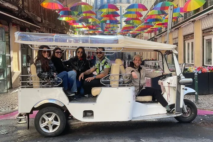 Create your own adventure in Lisbon Tuktuk Free pick-up