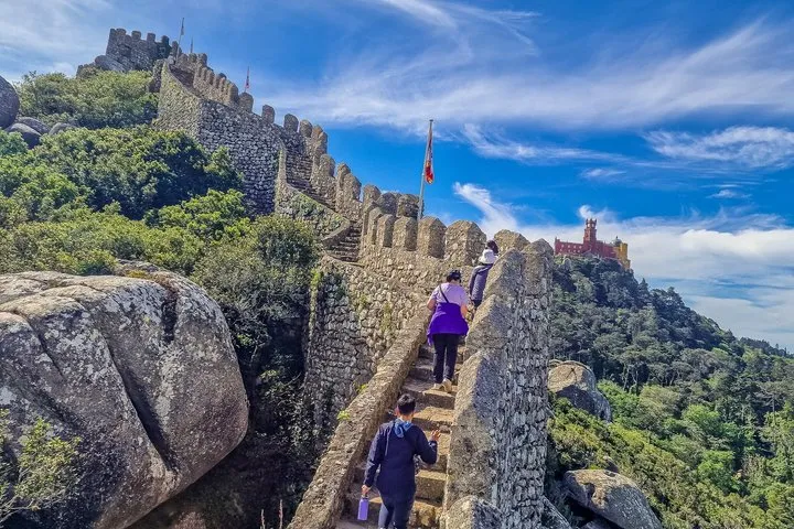 Sintra Full-Day: Pena, Moorish Castle & Regaleira with Tickets