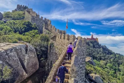 Sintra Full-Day: Pena, Moorish Castle & Regaleira with Tickets