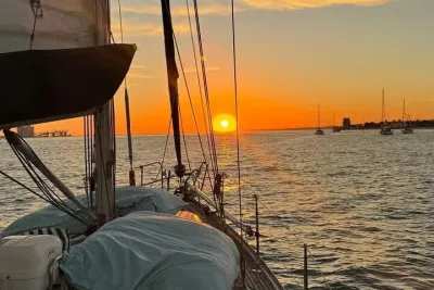 Lisbon Private Boat Tour Sightseeing Swimming and Wine