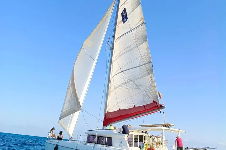 Private Barcelona Catamaran Sailing Tour with Drinks and Snacks