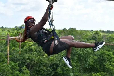 Jungle Zipline Adventure Tour with Cenote swim and Bungee swing