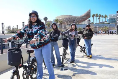 Best of Barcelona Walking EBike and Sailing Tour with Appetizer