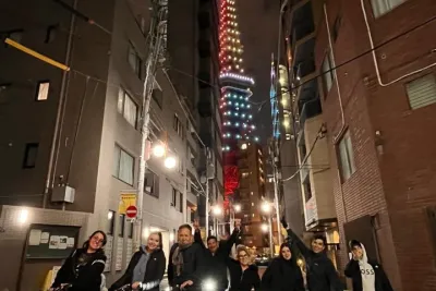 2-Hr Tokyo Night Bike Tour: Shibuya, City Lights & Tokyo Tower