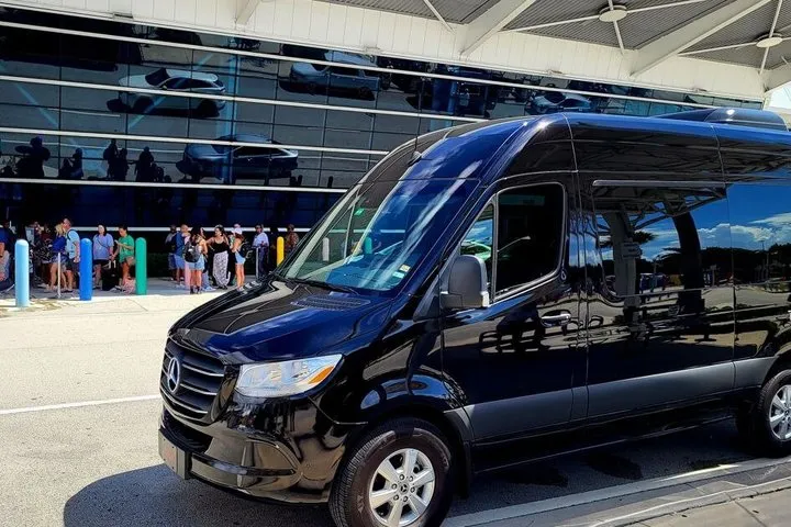 Transfer from Miami Airport to Hotel or Port Miami. Up to 11 pax.