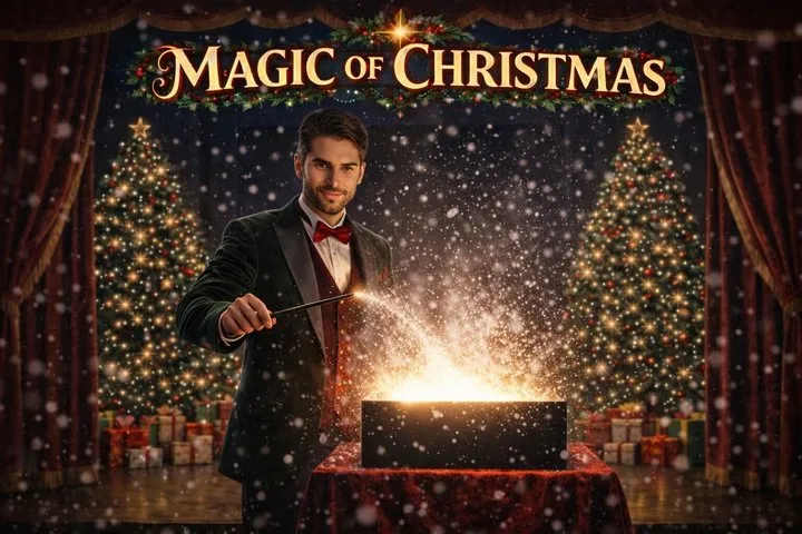 Magic of Christmas Show at Las Vegas Magic Theater on Las Vegas Blvd