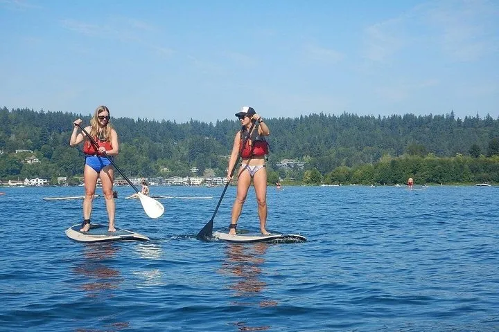 Seattle Stand-Up Paddleboard Rental on Lake Sammamish