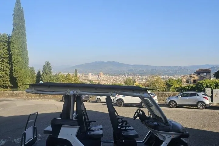 Florence Golf Cart: Michelangelo square & Fiesole's Roman Theatre