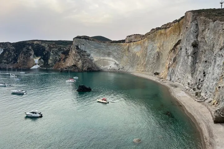 From Terracina Ponza Boat Tour with Ferry Lunch Snorkel Option