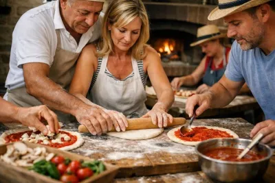 Full Day Vallecorsa Village Tour and Pizza Making from Rome