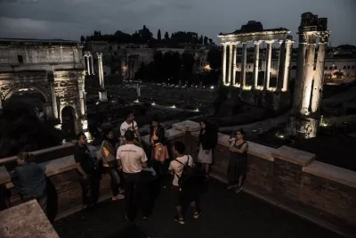 Ancient City Walking Tour at Twilight