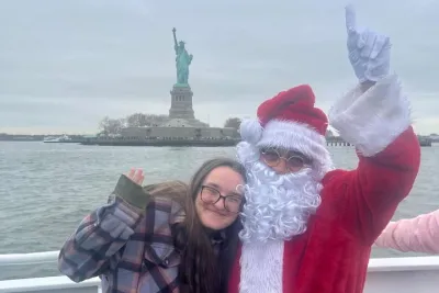 NYC Statue of Liberty Holiday Cruise with Santa Claus