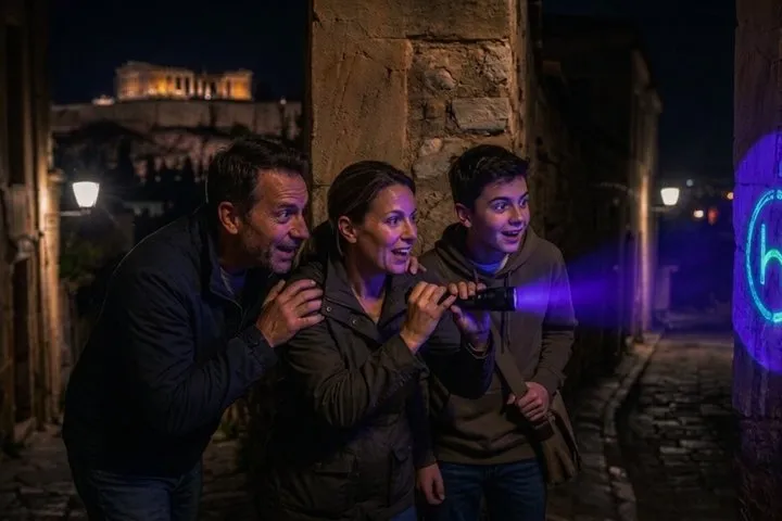 Athens Night Quest: A Mythology Urban Game After Dark