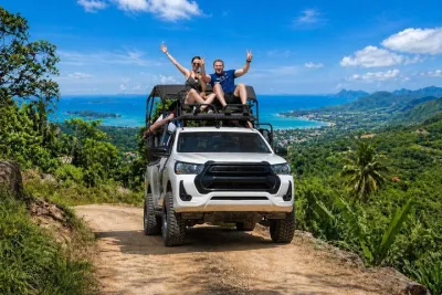 Private 4x4 Car Mountains Way in Koh Samui (For 1-8 people)
