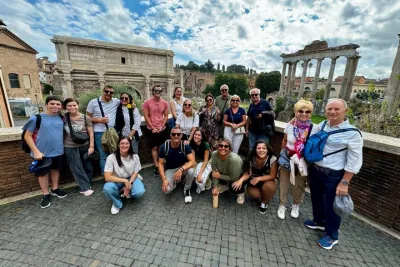 Rome Imperial Forums and Gladiator Trail to the Colosseum