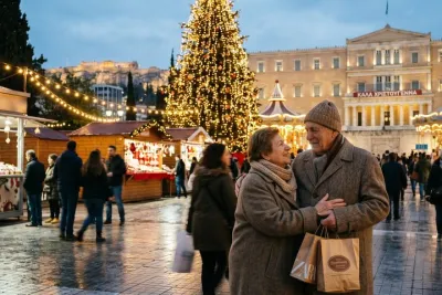 Private Christmas Walking Tour of Athens Festive Markets